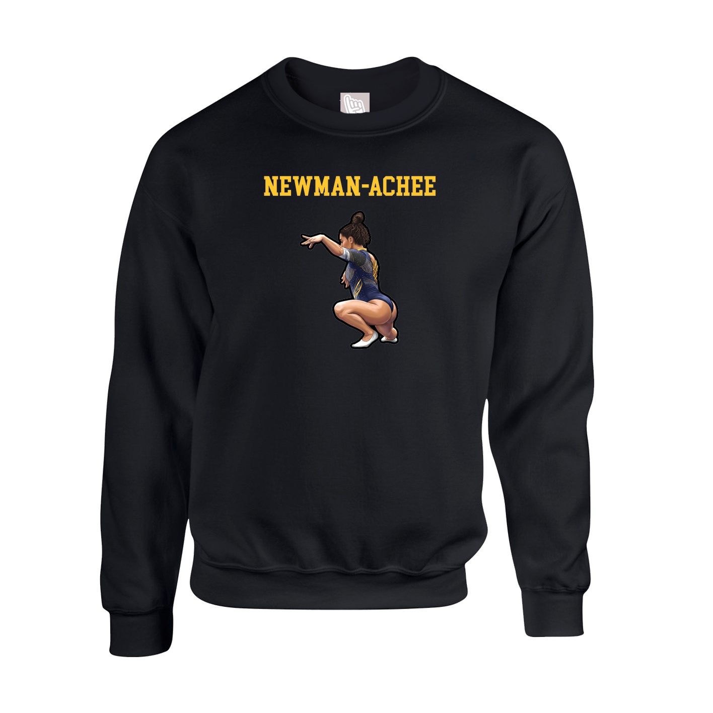 Fleece Crew — Shirsey in Black