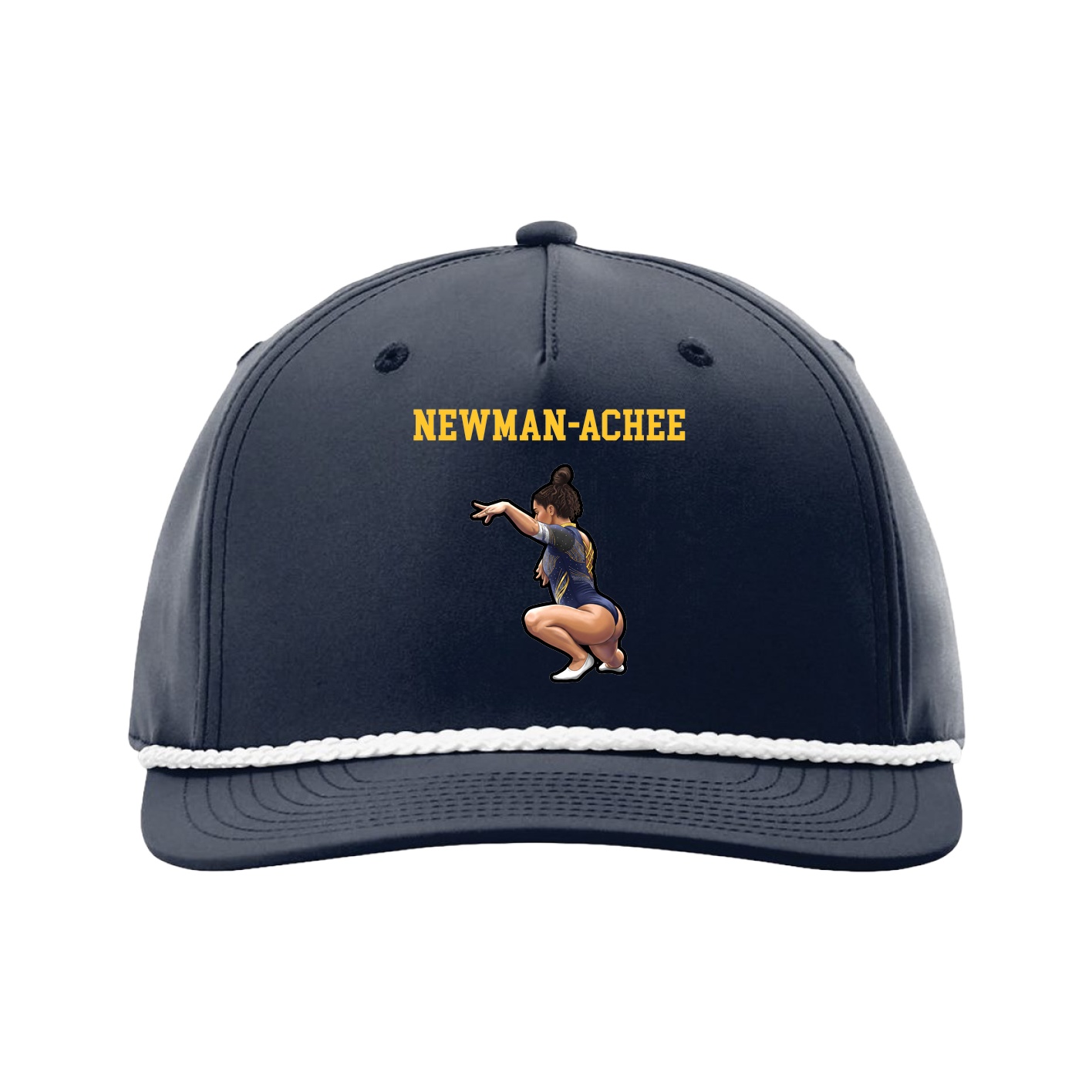 Five-Panel Classic Rope Cap — Shirsey in Navy