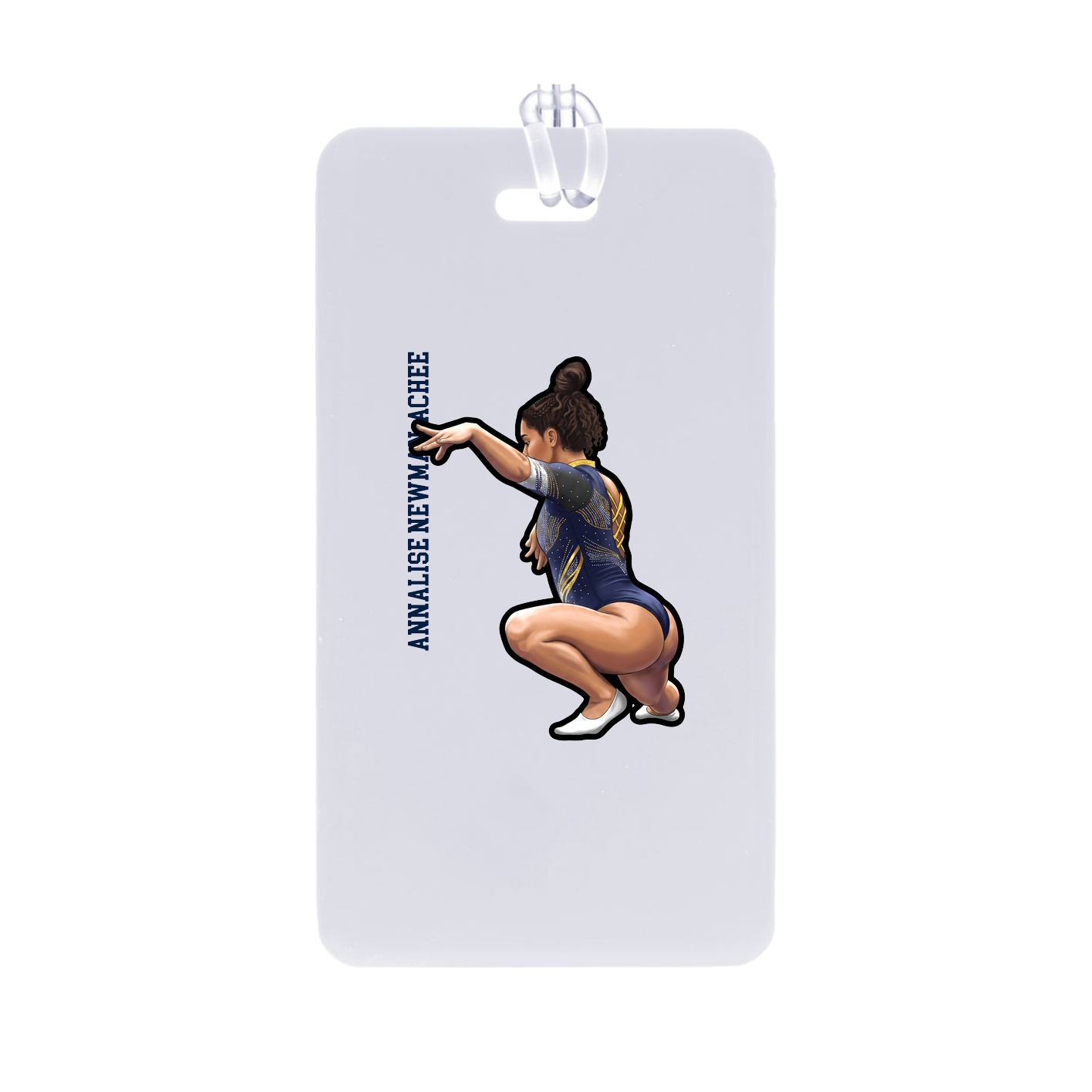 Bag Tag — Name Vertical in Classic