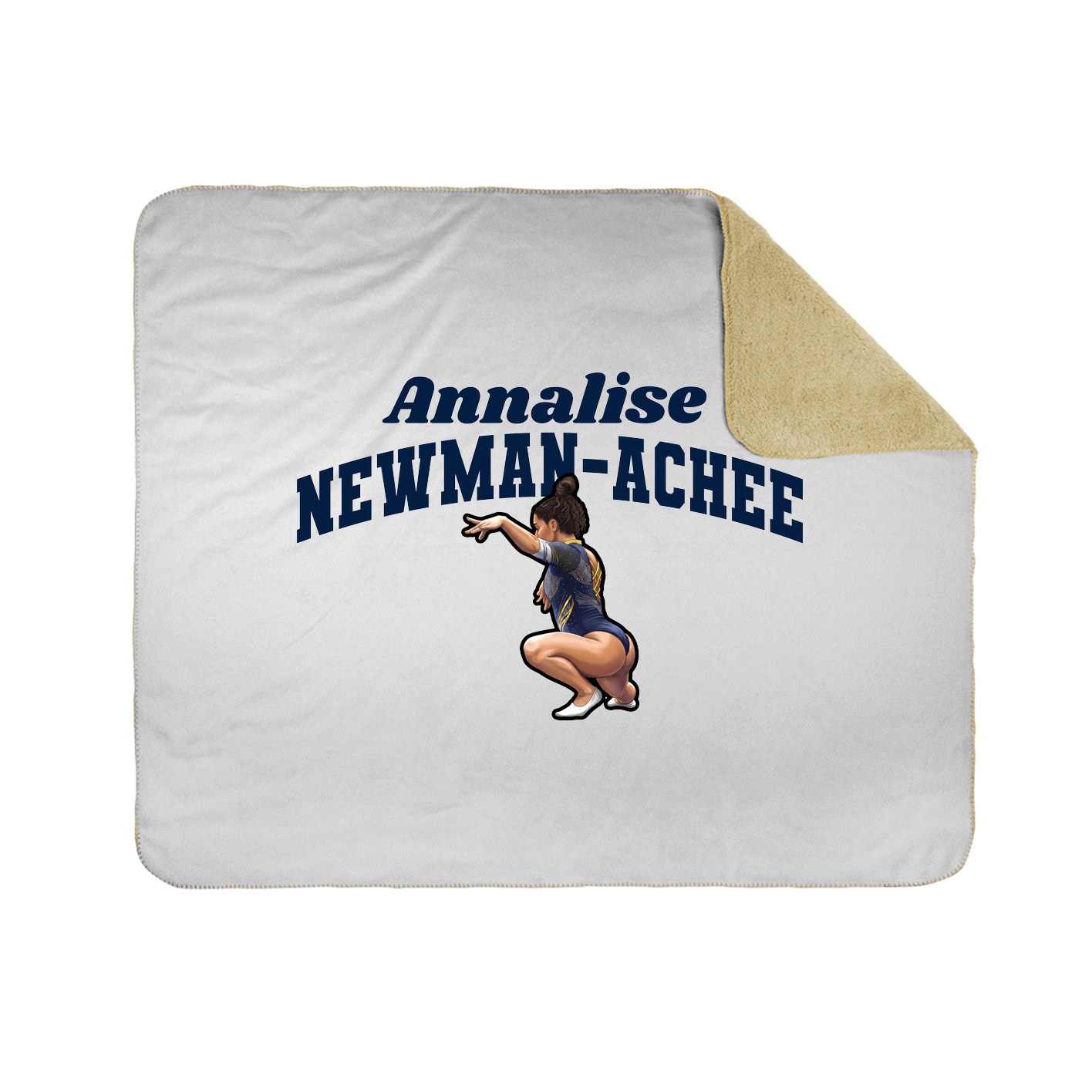 Throw Blanket — Signature Arch in White