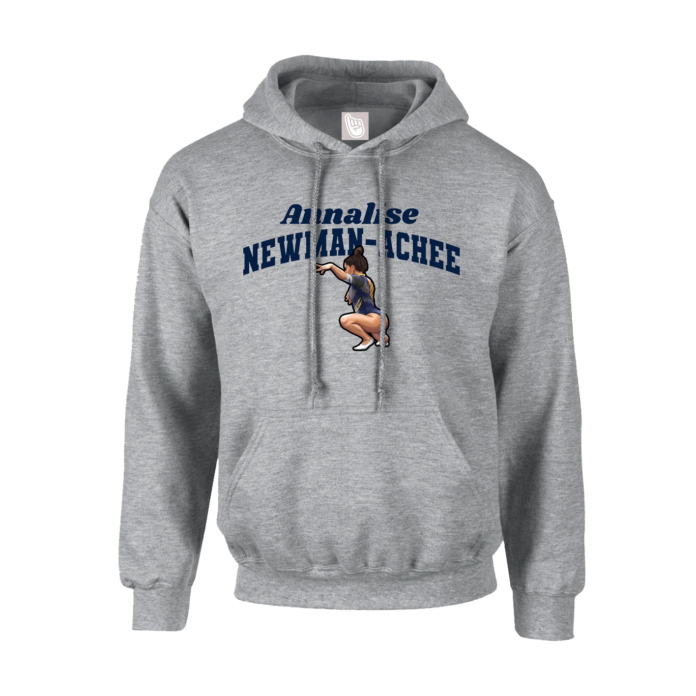 Hoodie — Signature Arch in Grey