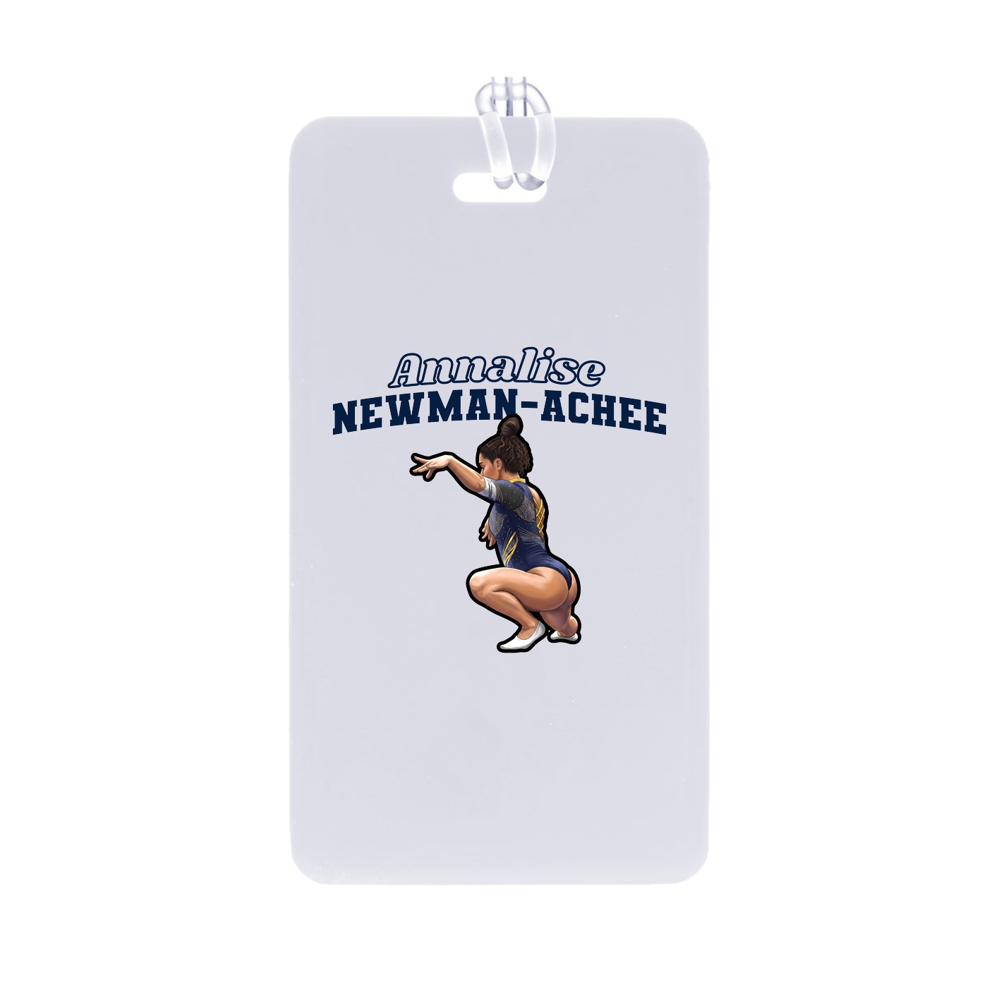 Bag Tag — Name Arch in Classic