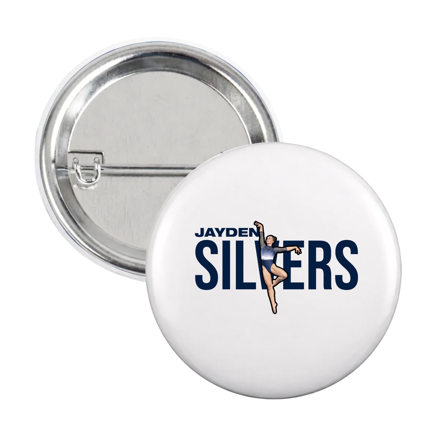 Game Day Button — Player Name in White