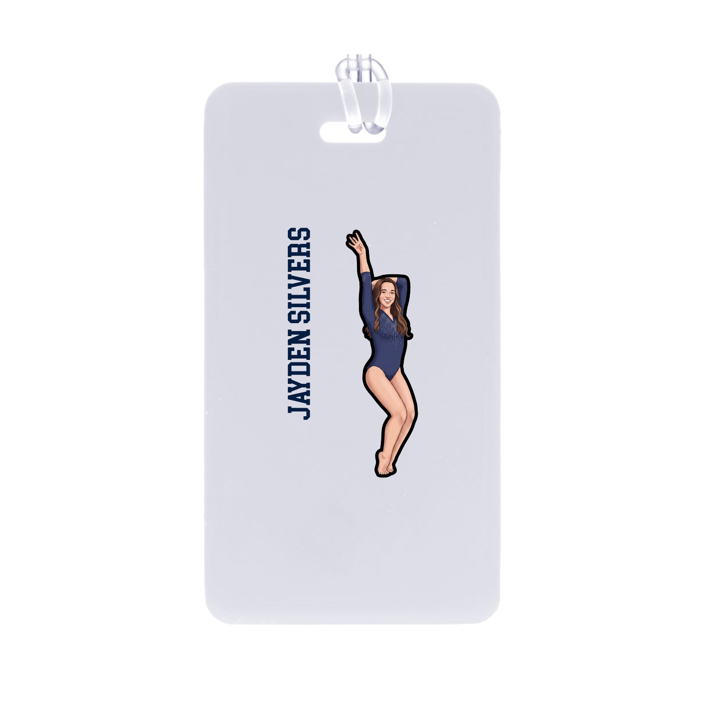 Bag Tag — Name Vertical in Classic