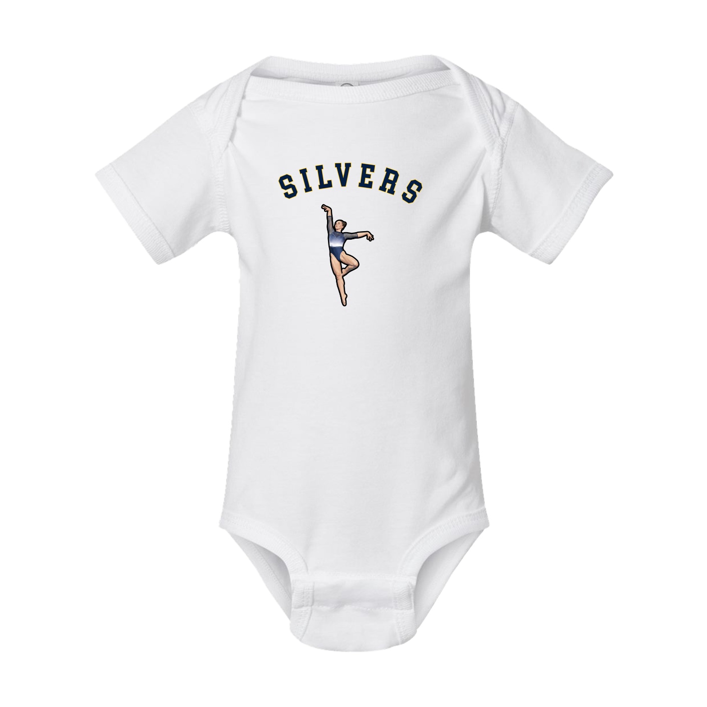 Baby Onesie — Shirsey Arch in White