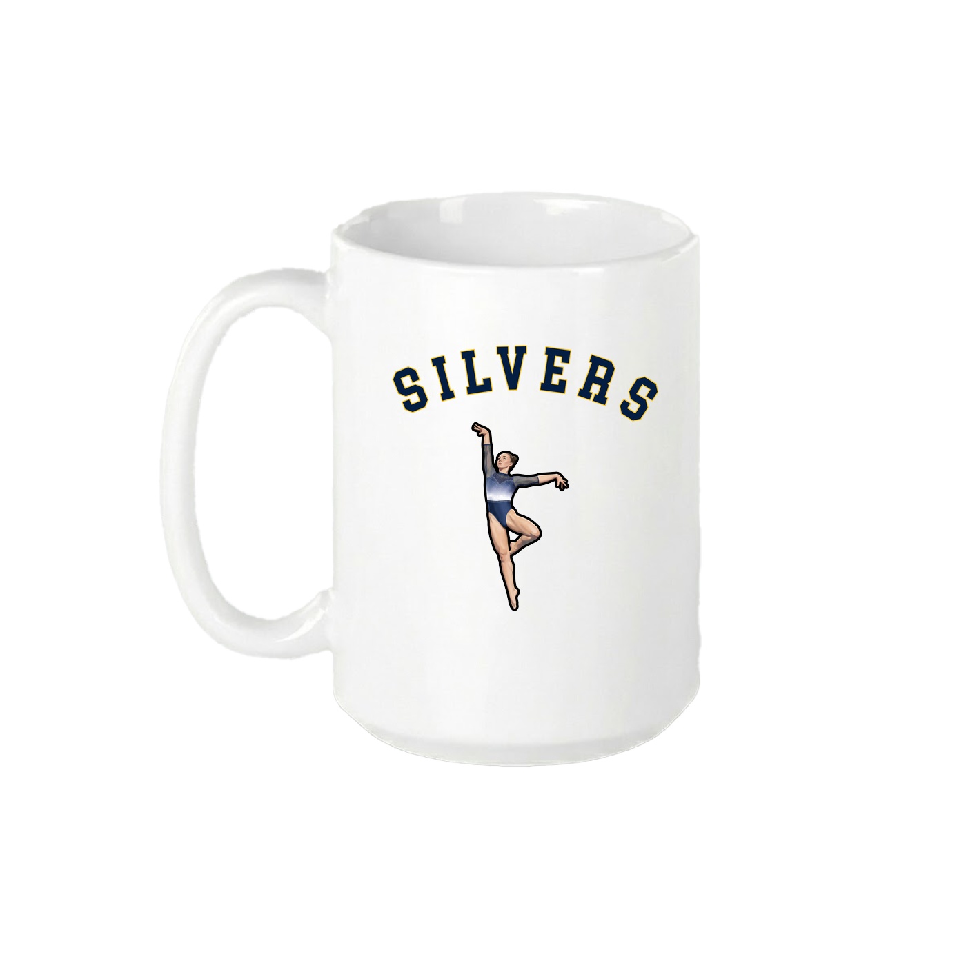 15oz Coffee Mug — Shirsey Arch in White