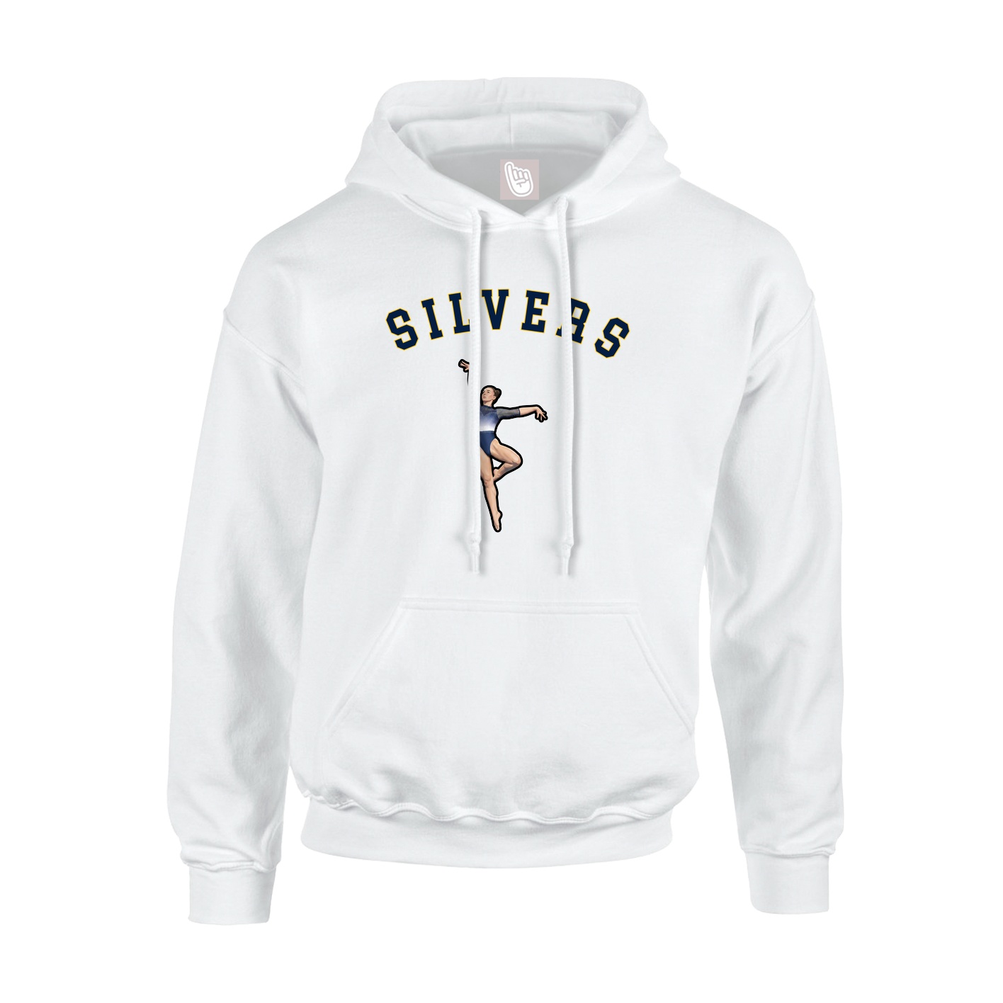 Hoodie — Shirsey Arch in White