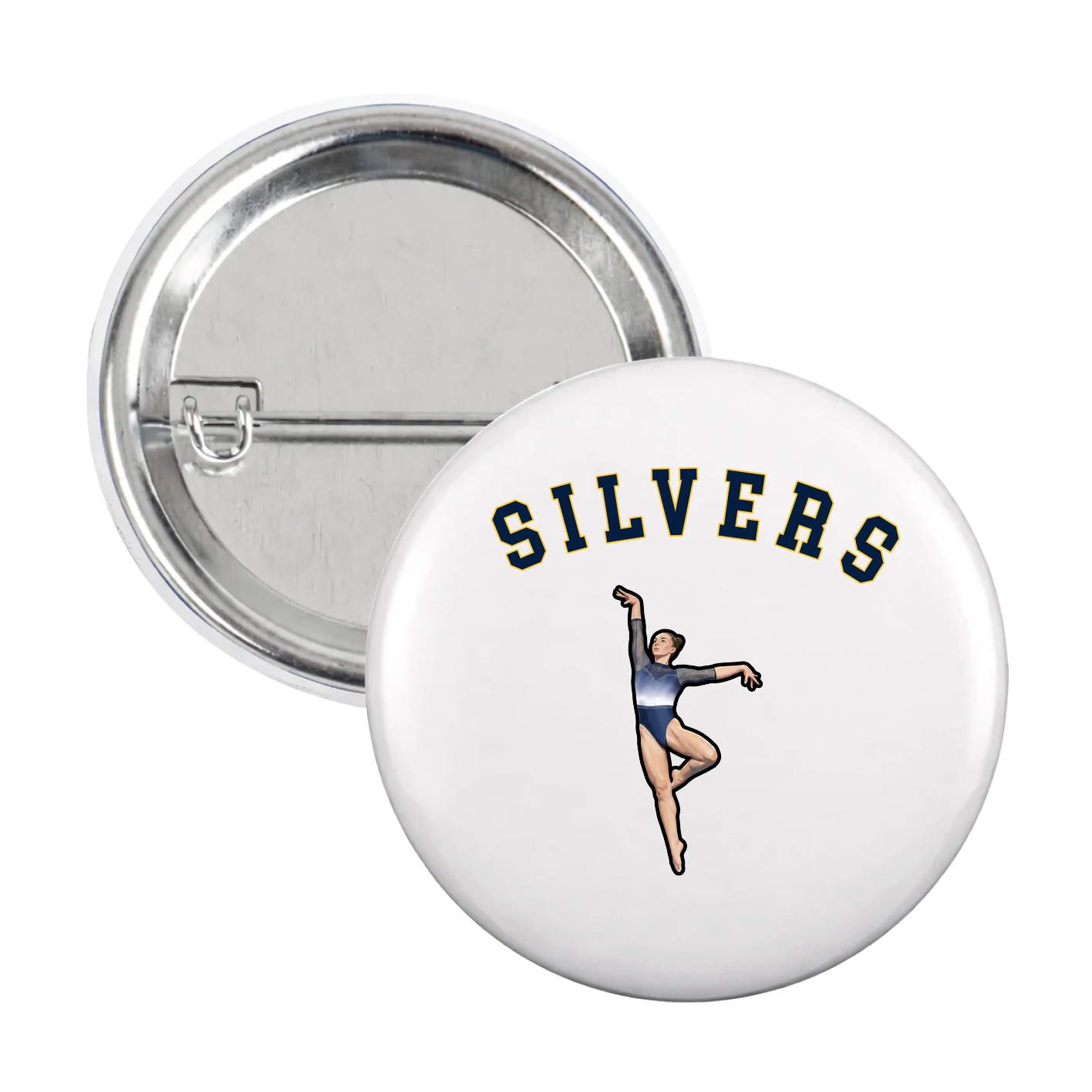 Game Day Button — Shirsey Arch in White