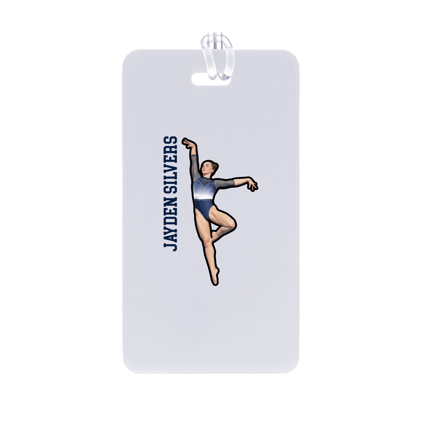Bag Tag — Name Vertical in Classic
