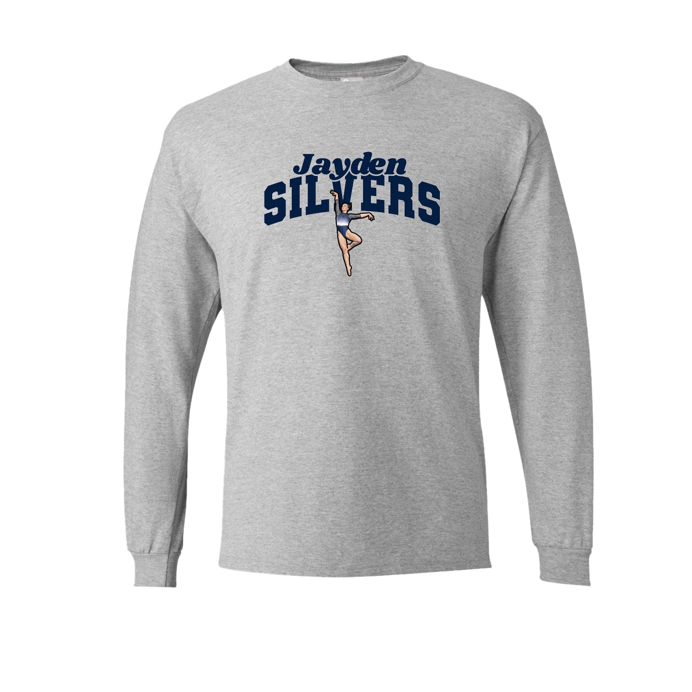 Long Sleeve Tee — Signature Arch in Grey