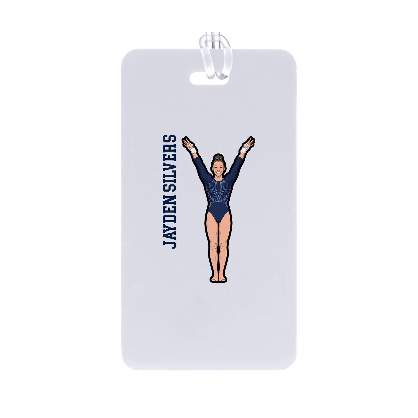 Bag Tag — Name Vertical in Classic