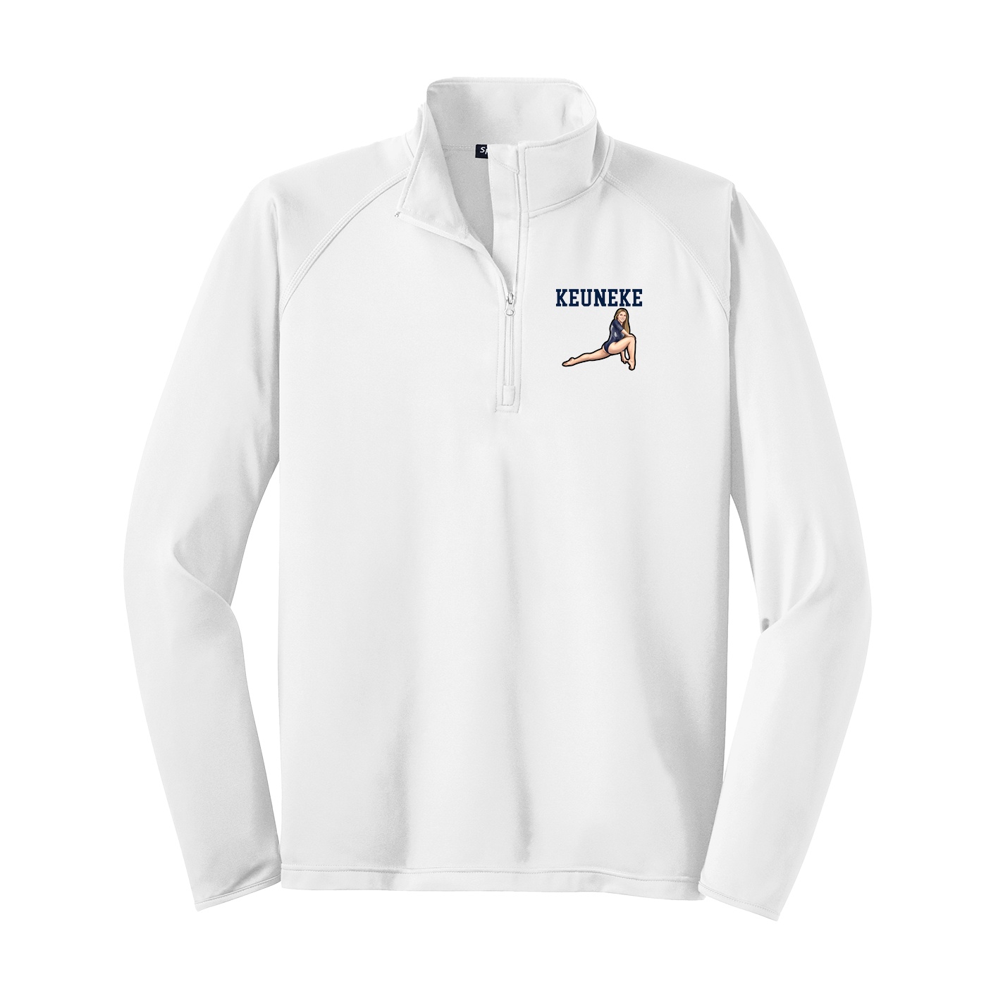 Q-Zip Pullover — Shirsey in White