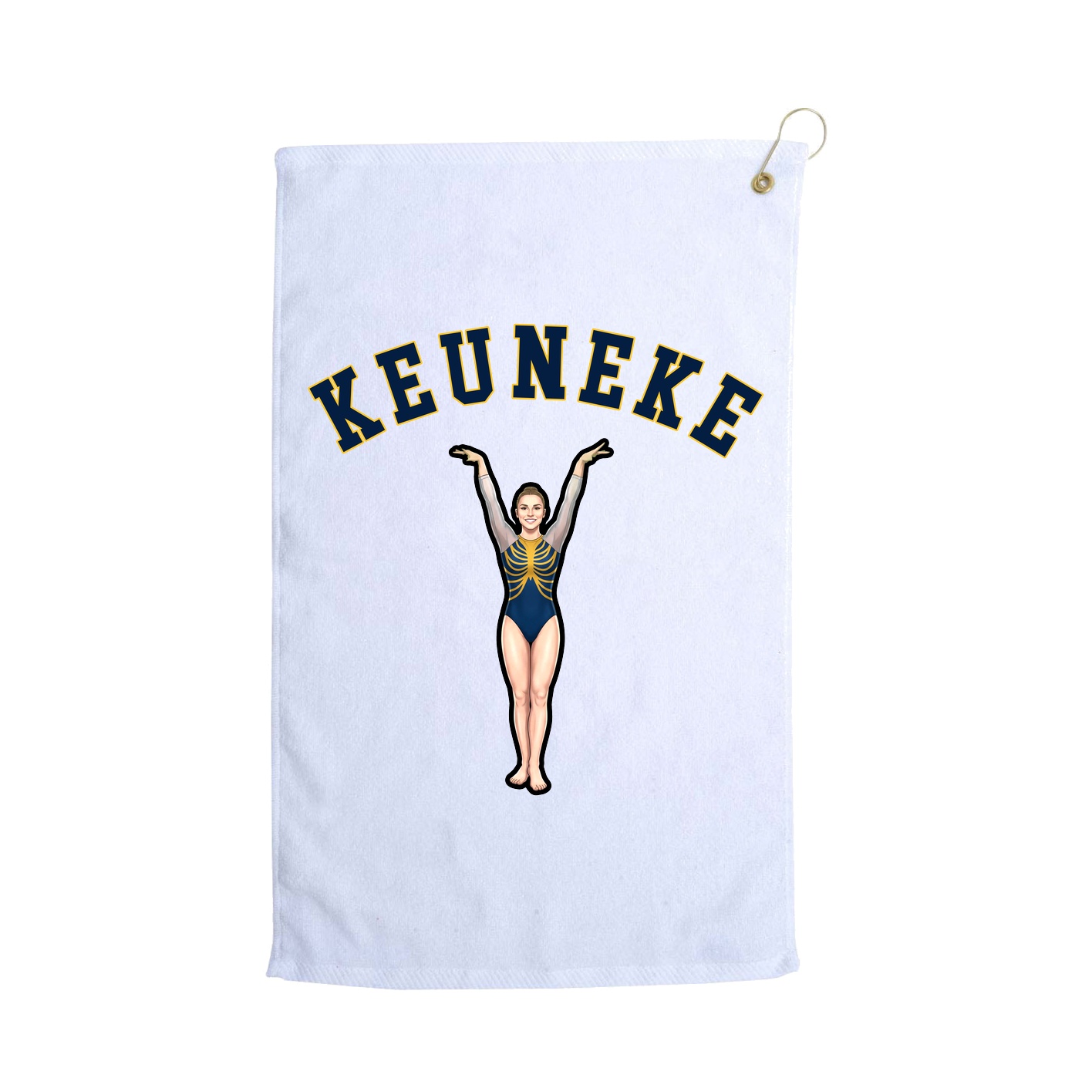 Golf Towel — Shirsey Arch in White