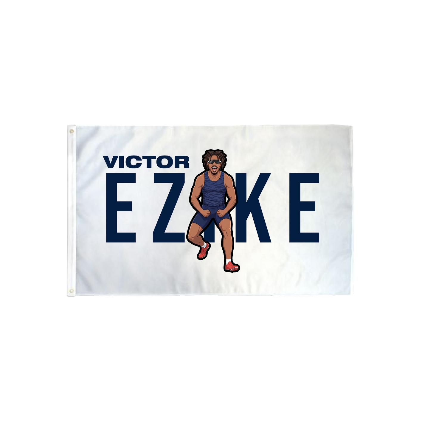 3x5 Flag — Player Name in Classic