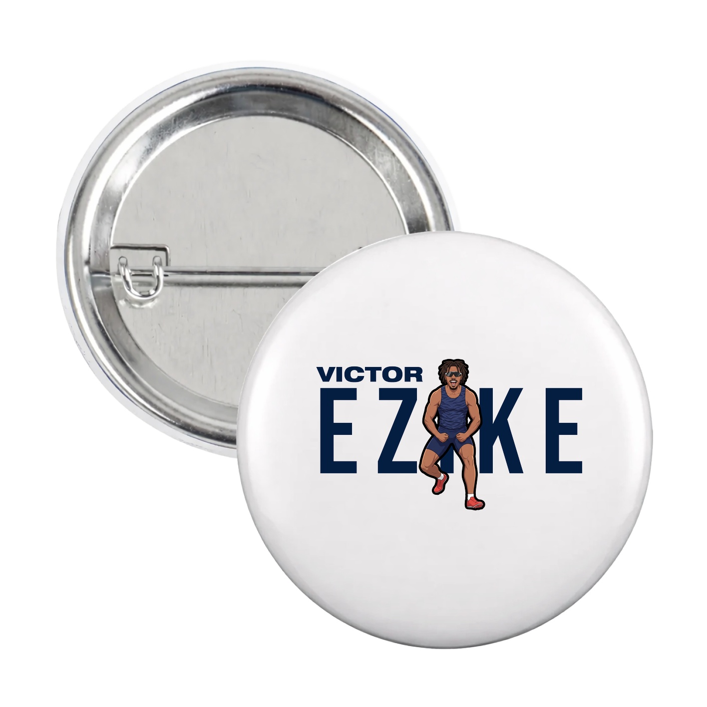 Game Day Button — Player Name in White