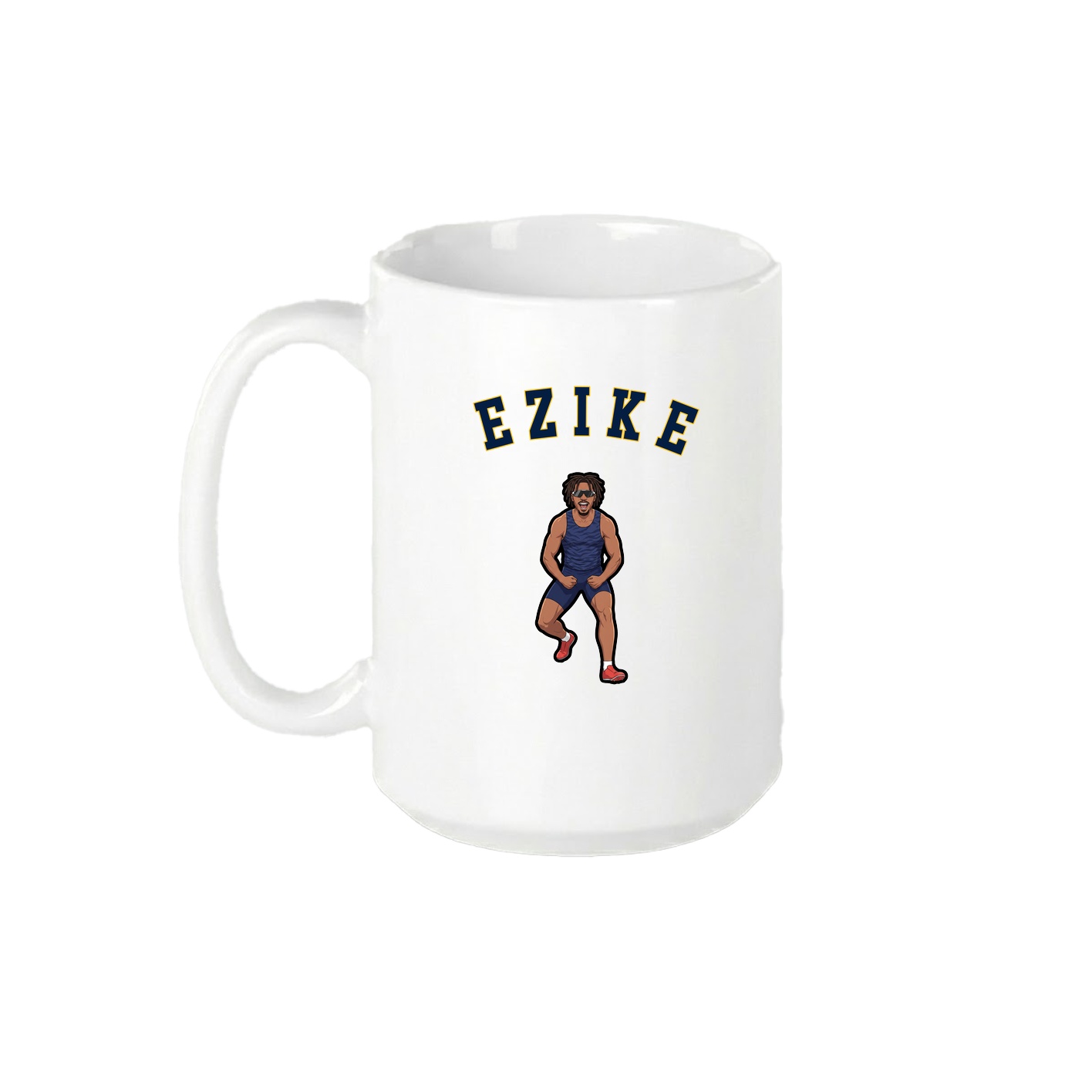 15oz Coffee Mug — Shirsey Arch in White