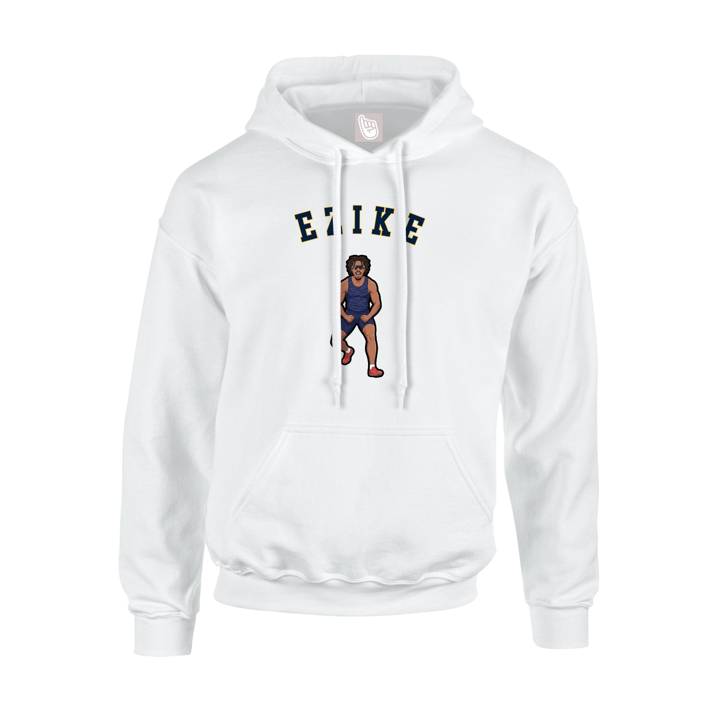 Hoodie — Shirsey Arch in White
