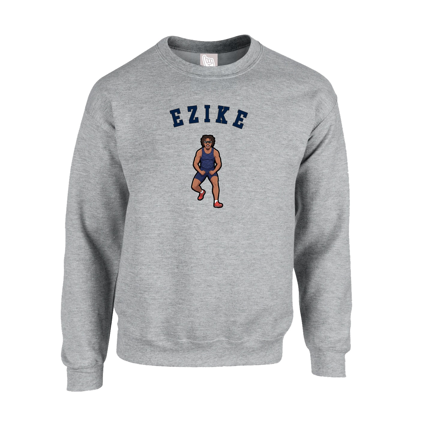 Fleece Crew — Shirsey Arch in Grey