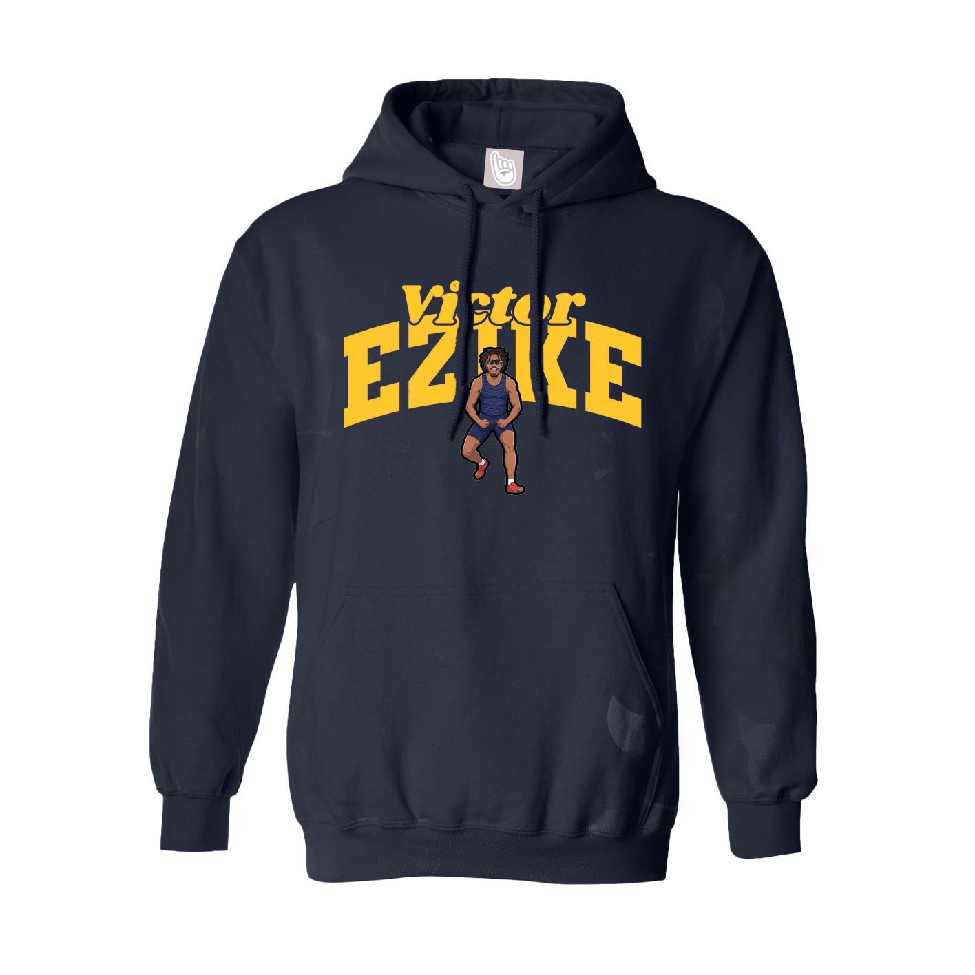 Youth Hoodie — Signature Arch in Navy