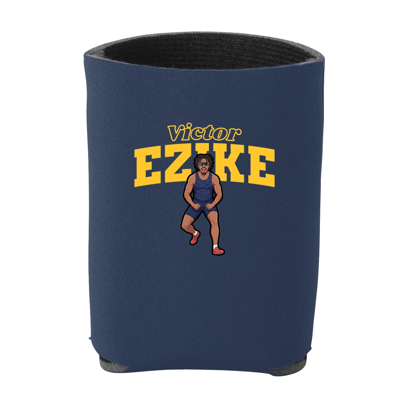 Can Holder — Name Arch in Navy