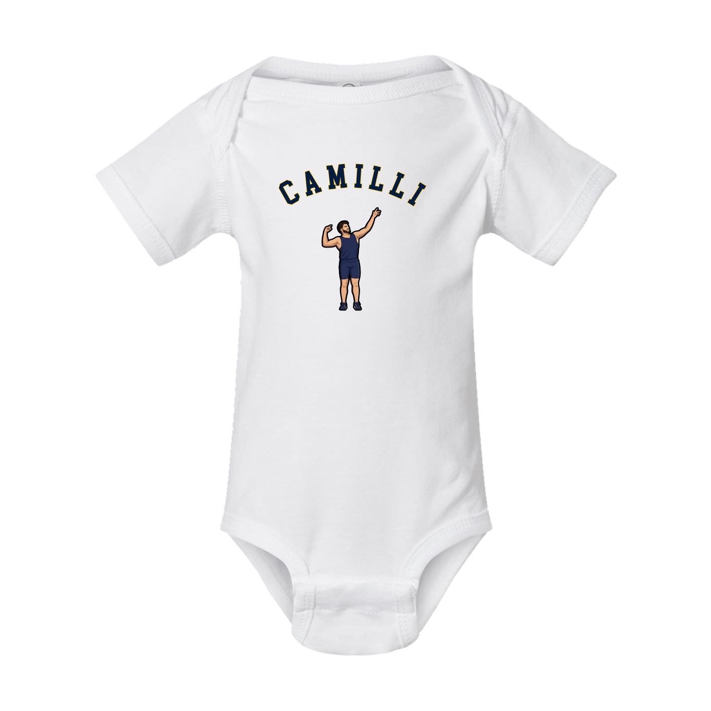 Baby Onesie — Shirsey Arch in White