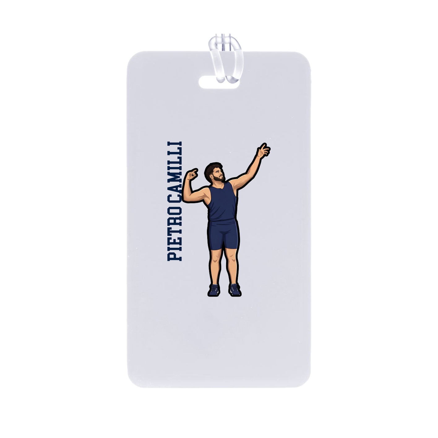 Bag Tag — Name Vertical in Classic