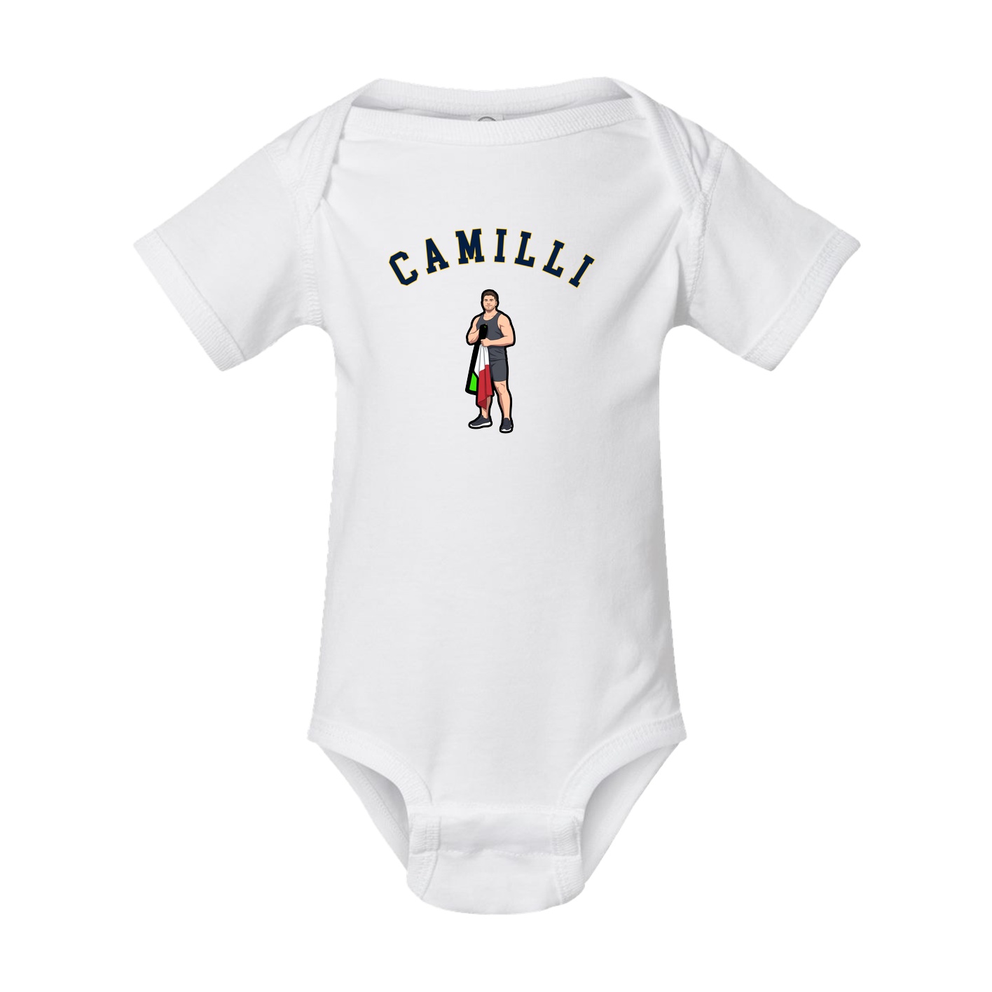 Baby Onesie — Shirsey Arch in White
