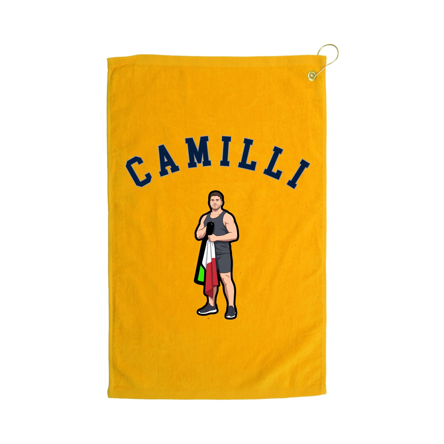 Golf Towel — Shirsey Arch in Gold