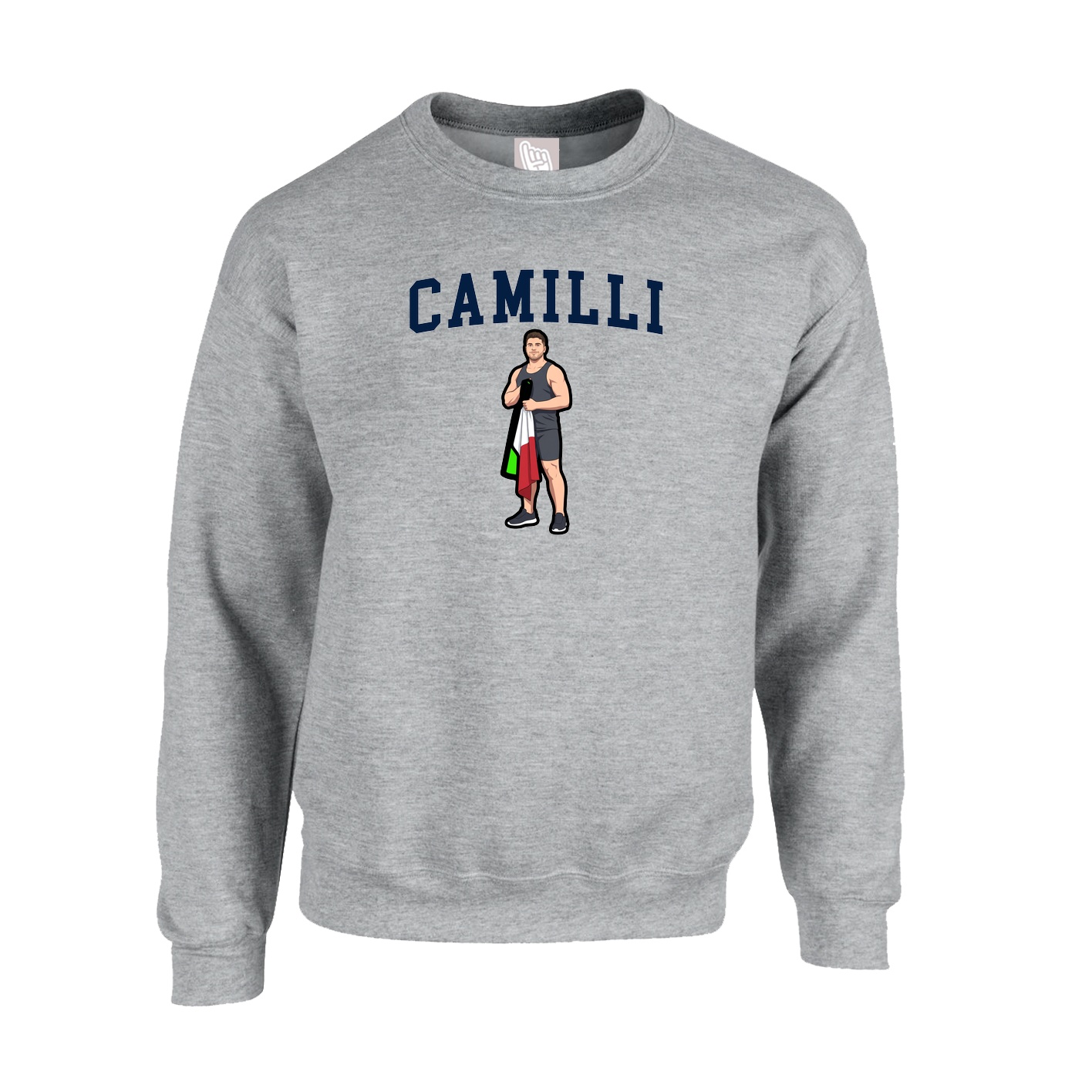 Fleece Crew — Shirsey in Grey