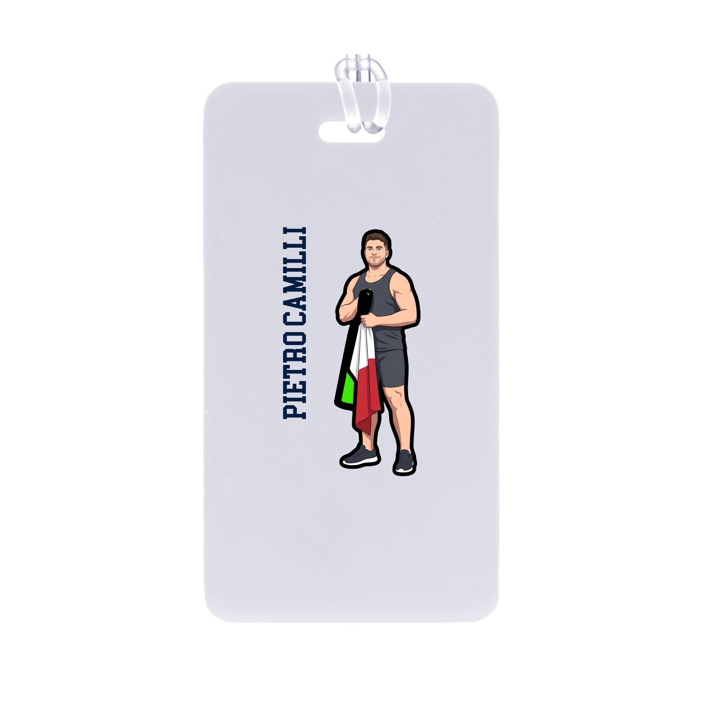 Bag Tag — Name Vertical in Classic