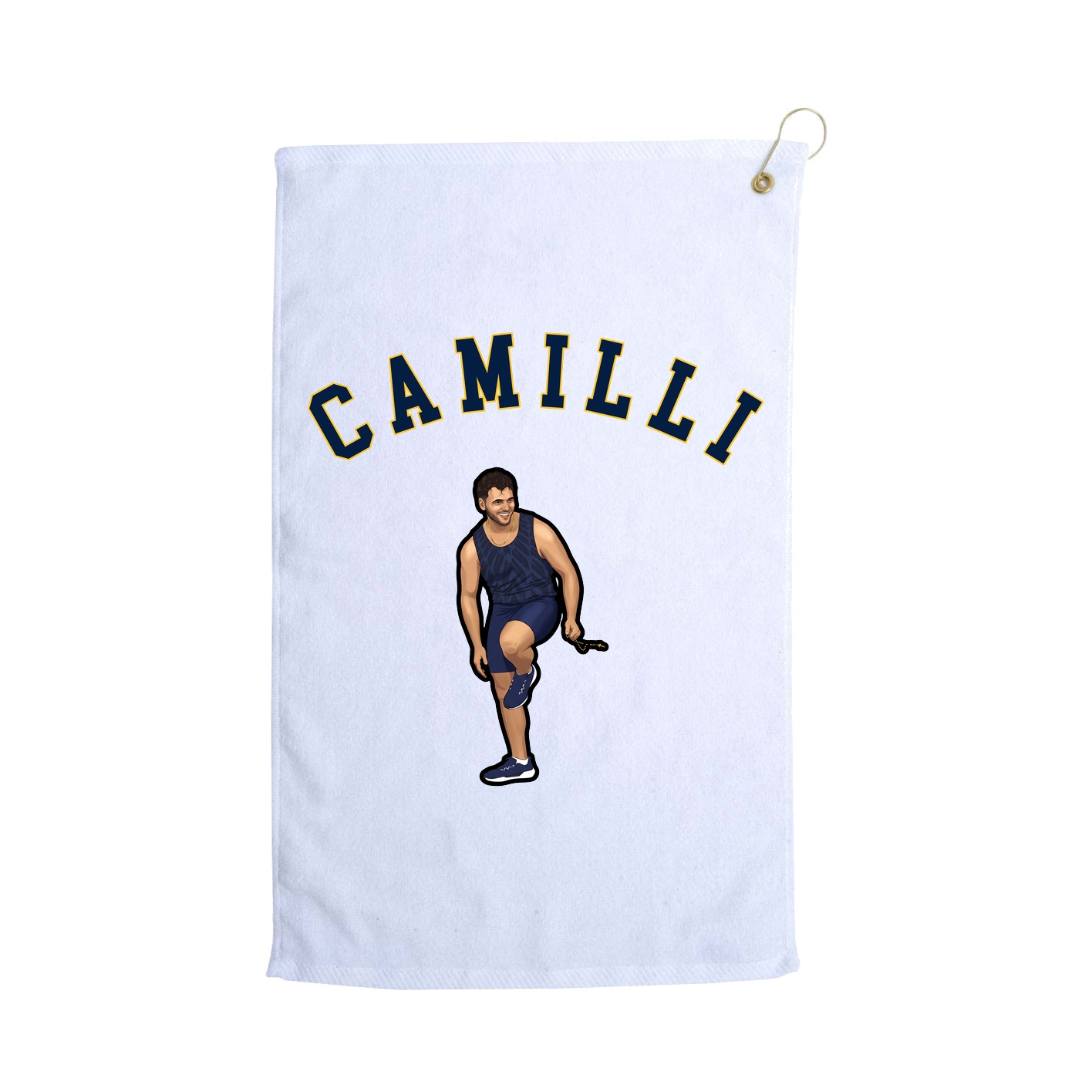 Golf Towel — Shirsey Arch in White