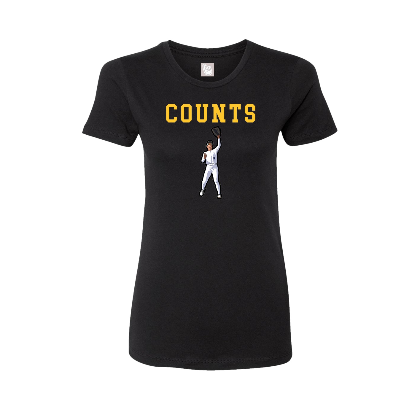 Fitted Women's Tee — Shirsey in Black
