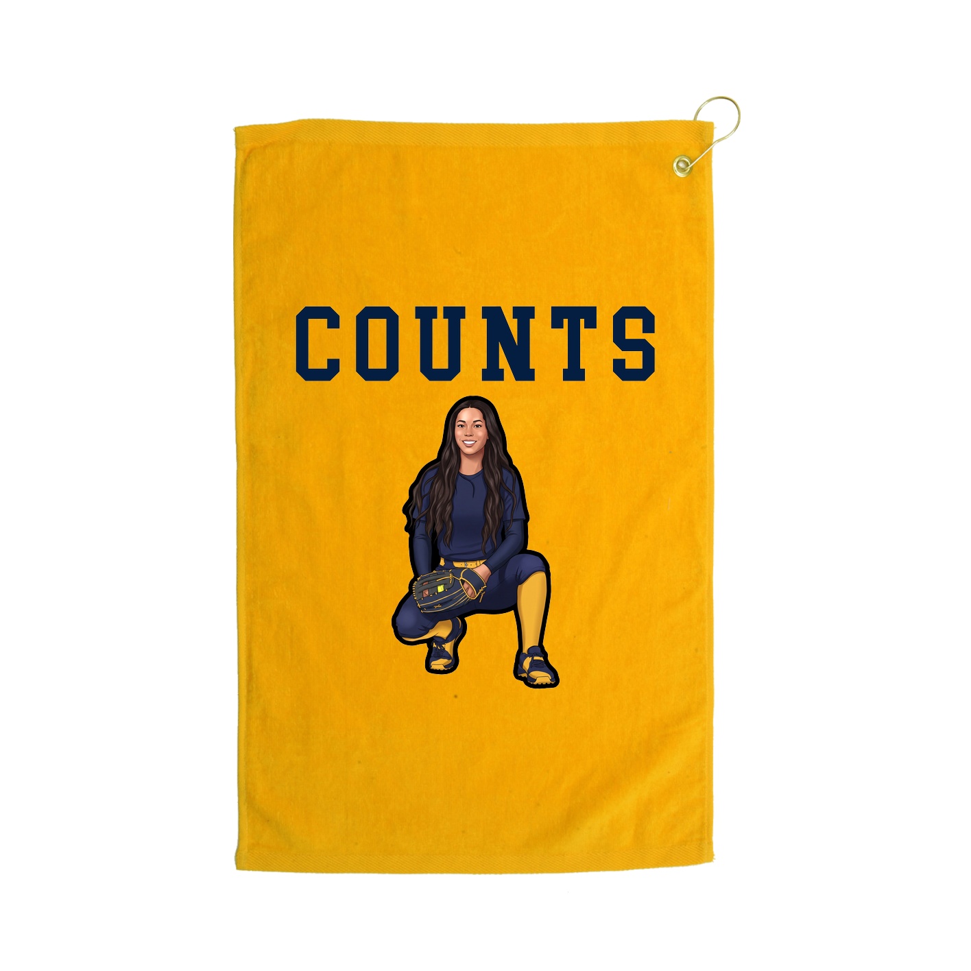 Golf Towel — Shirsey in Gold