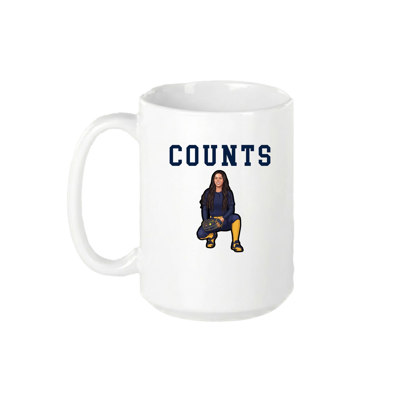 15oz Coffee Mug — Shirsey in White