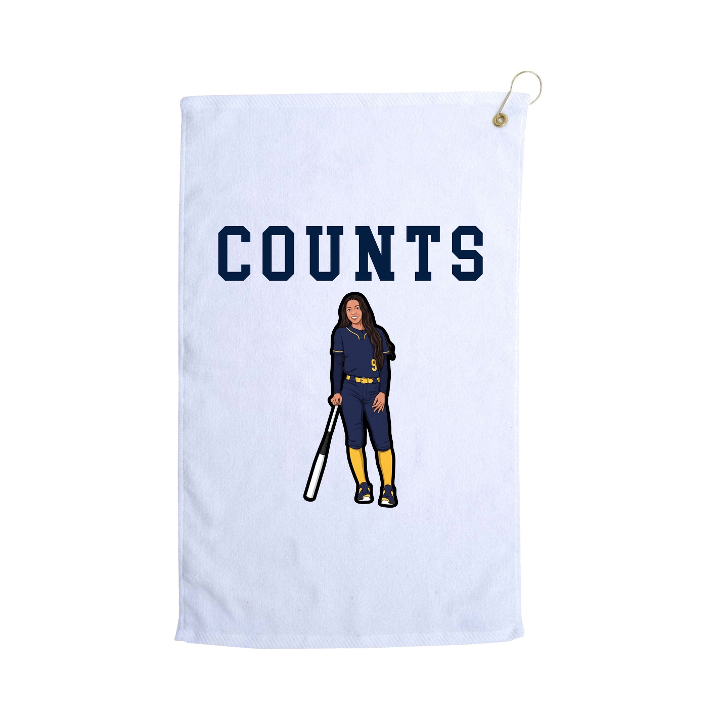 Golf Towel — Shirsey in White