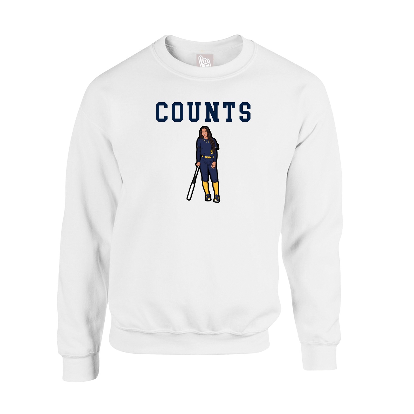 Fleece Crew — Shirsey in White