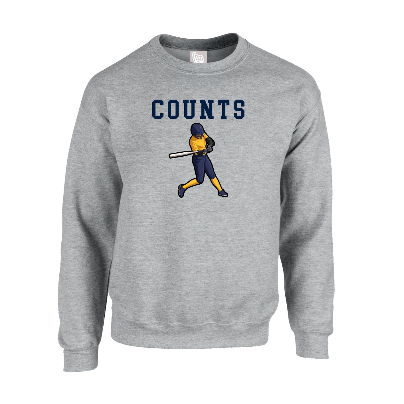 Fleece Crew — Shirsey in Grey