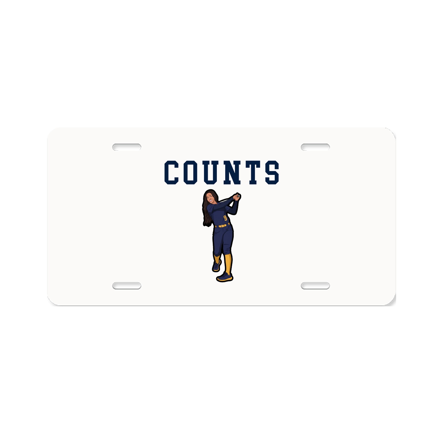 License Plate — Shirsey in Classic