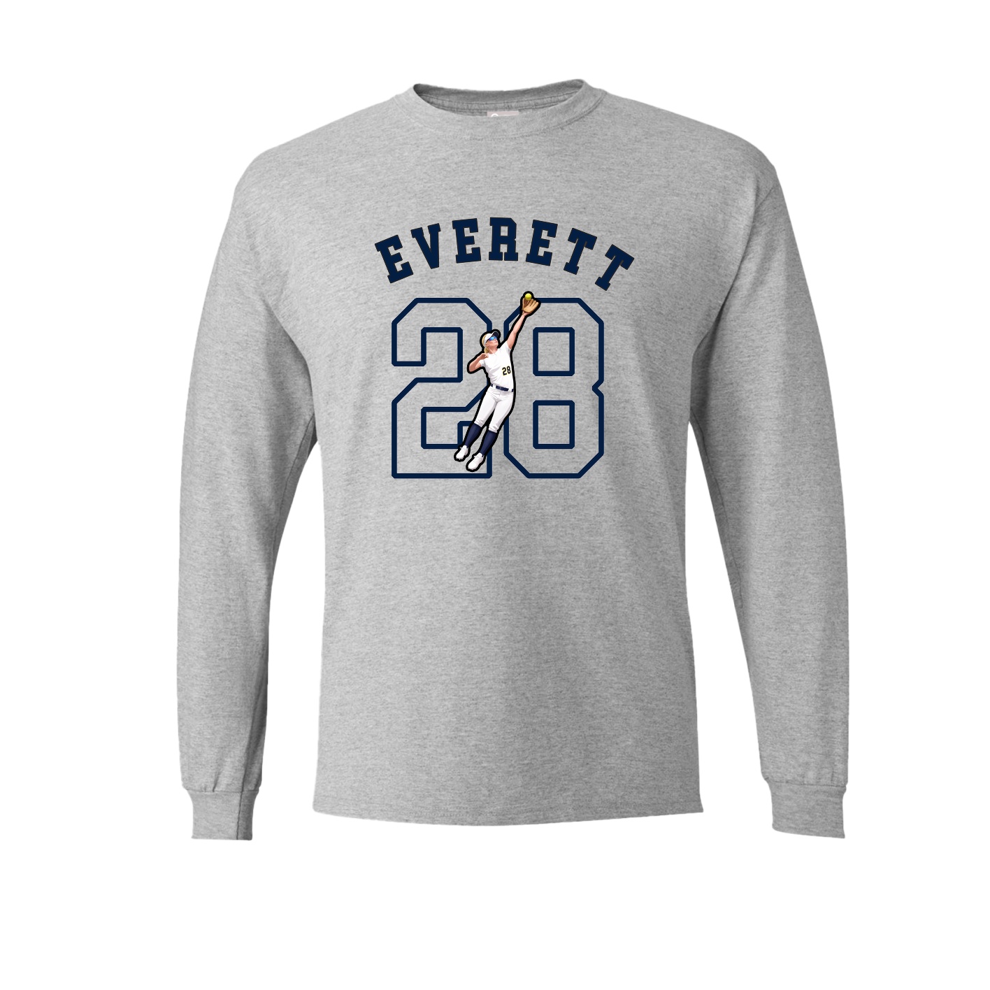 Long Sleeve Tee — Shirsey Arch in Grey