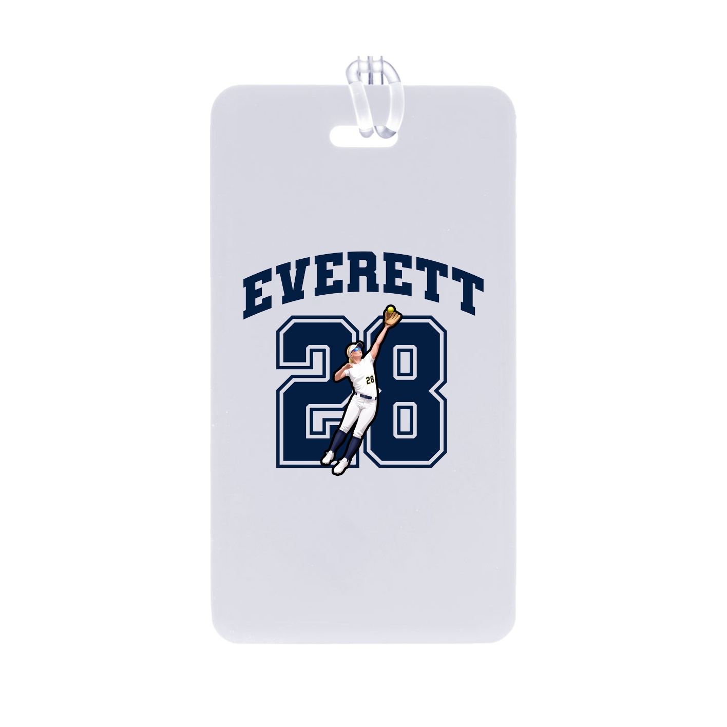 Bag Tag — Number in Classic