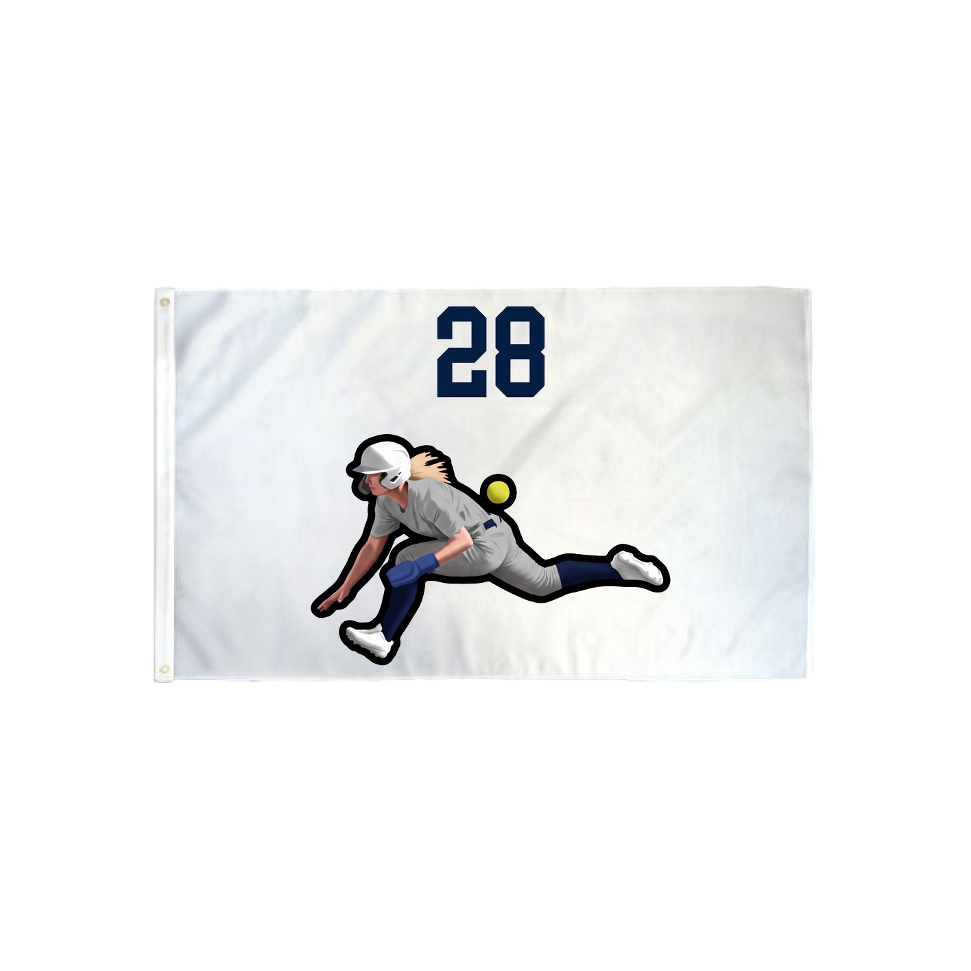 3x5 Flag — Number Top in Classic