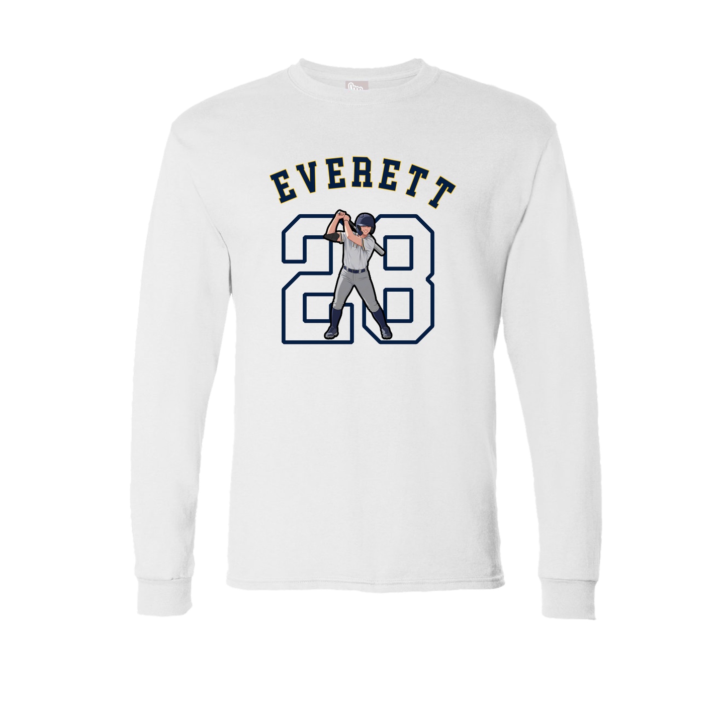 Long Sleeve Tee — Shirsey Arch in White