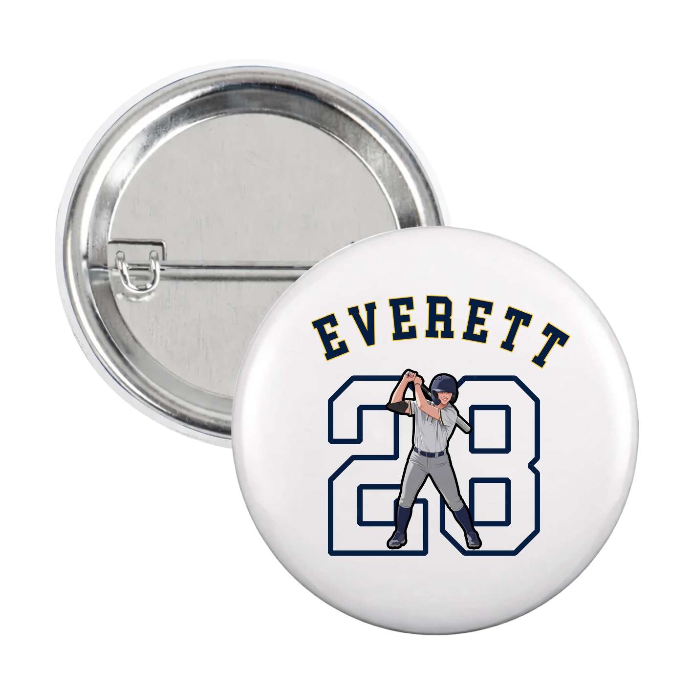 Game Day Button — Shirsey Arch in White