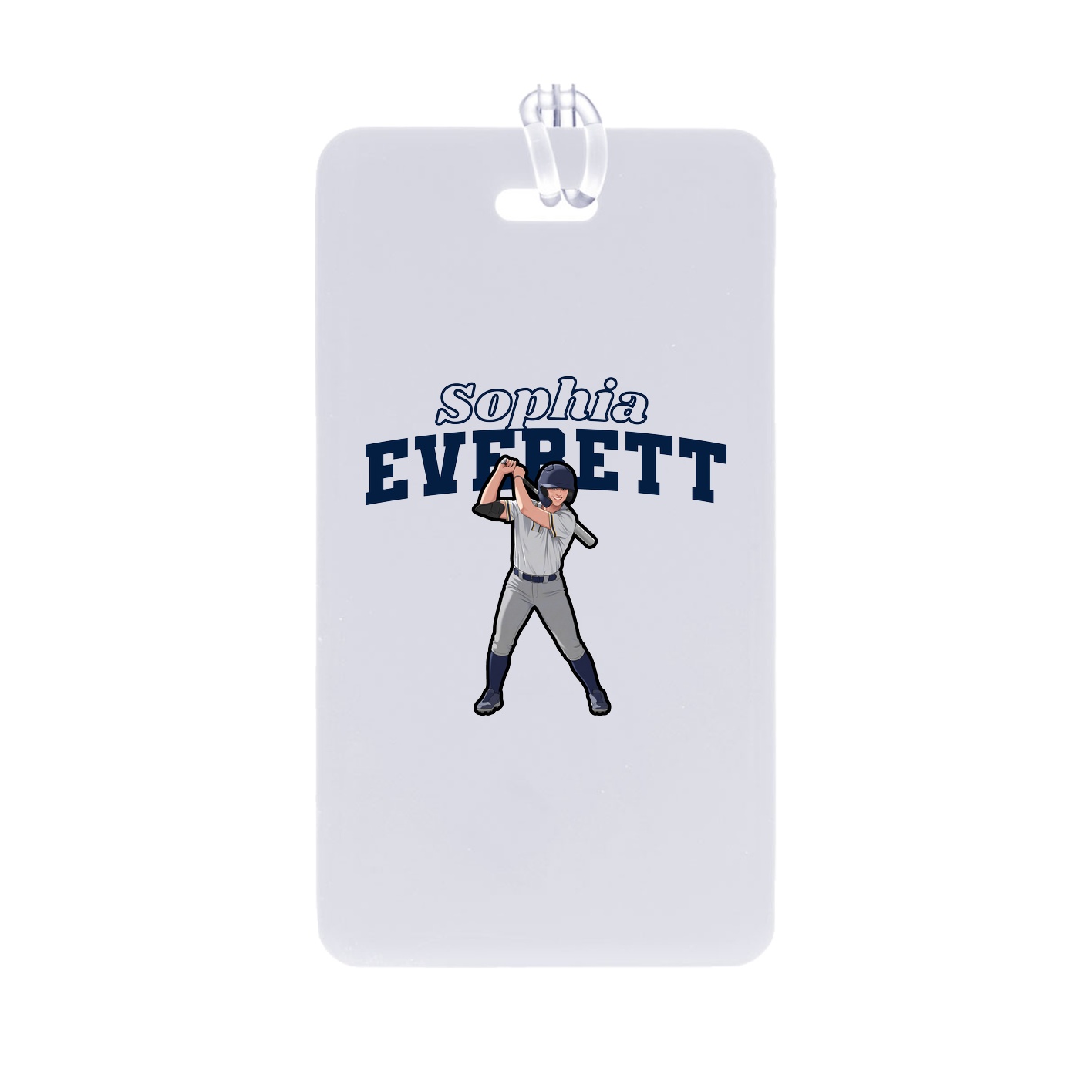 Bag Tag — Name Arch in Classic