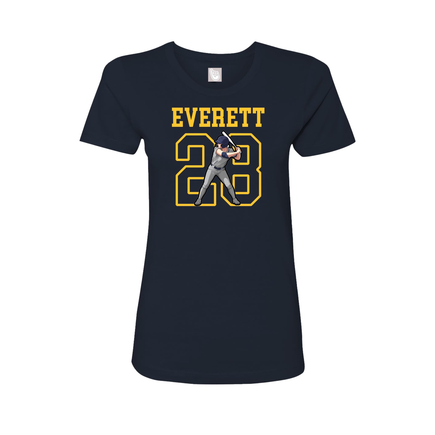 Fitted Women's Tee — Shirsey in Navy
