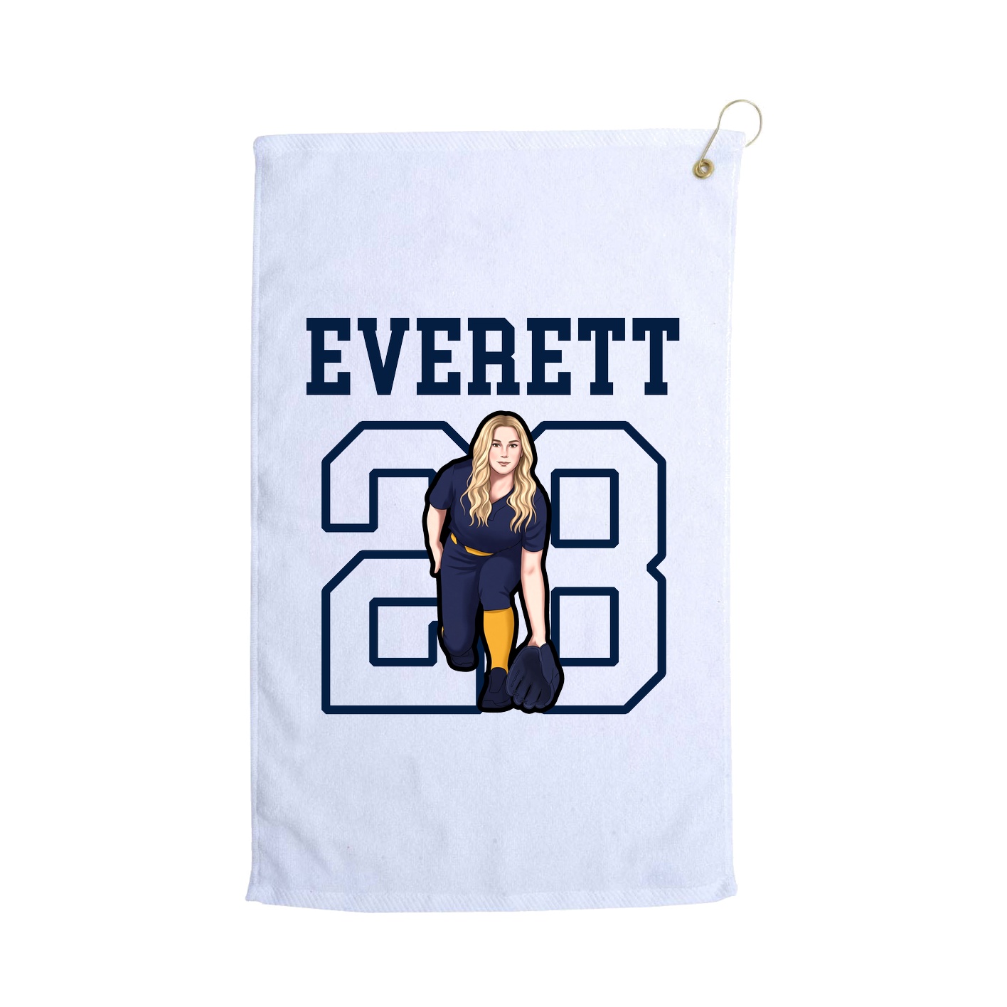 Golf Towel — Shirsey in White
