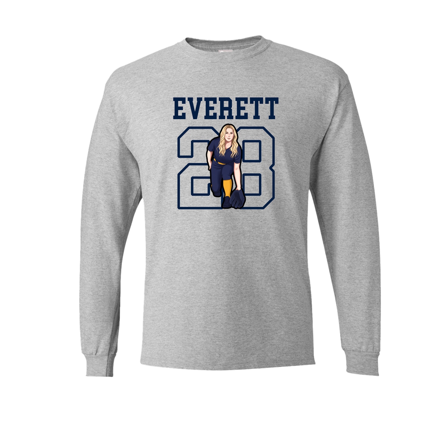 Long Sleeve Tee — Shirsey in Grey