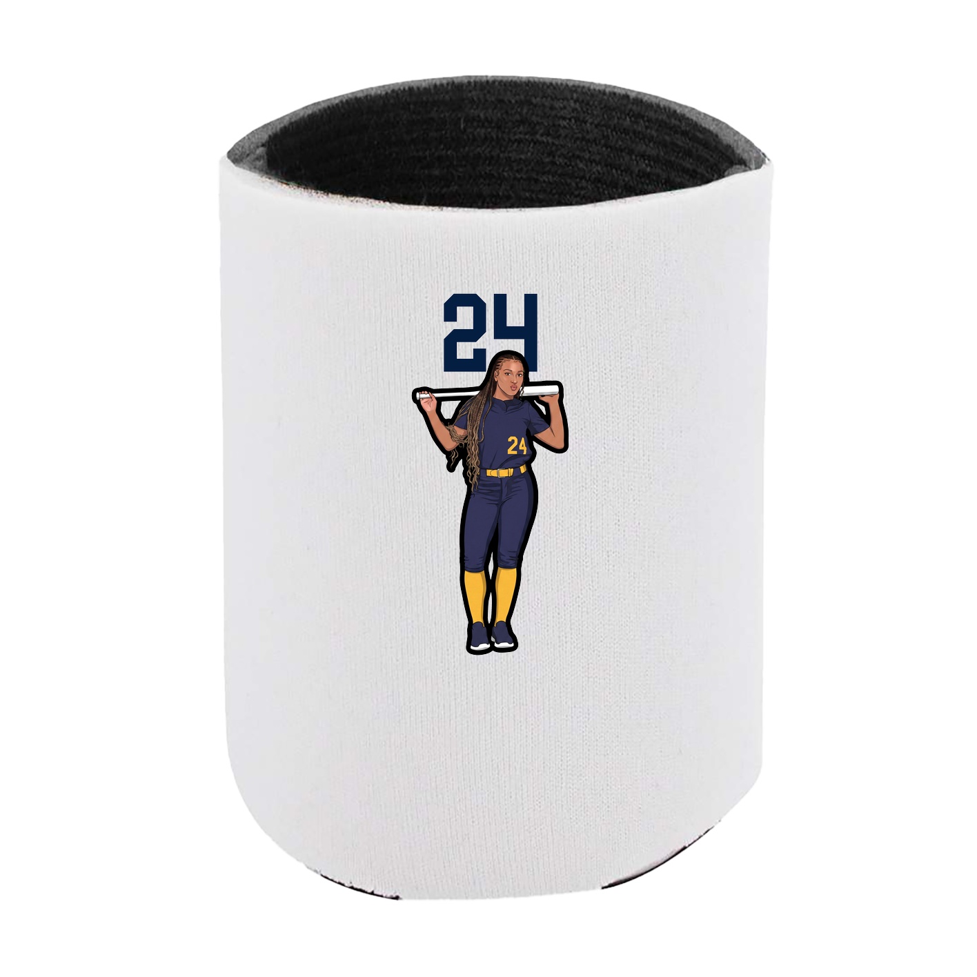 Can Holder — Number Top in White
