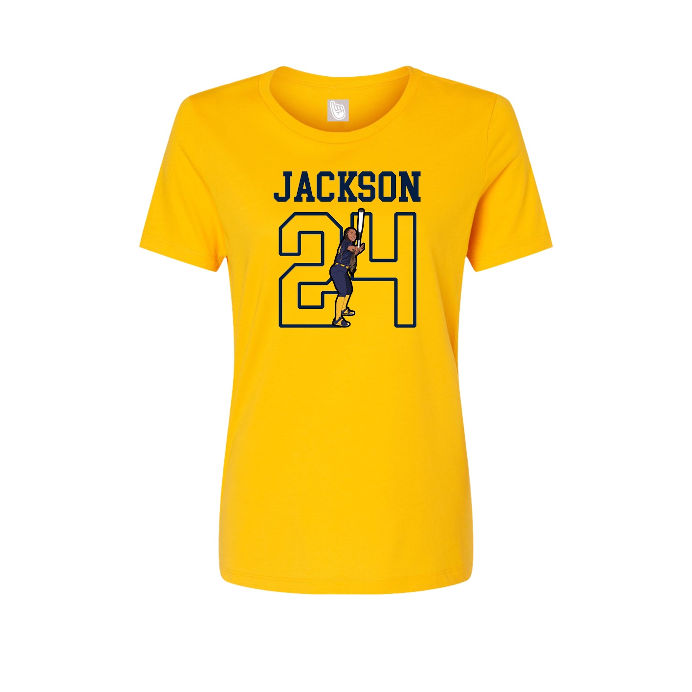 Fitted Women's Tee — Shirsey in Gold