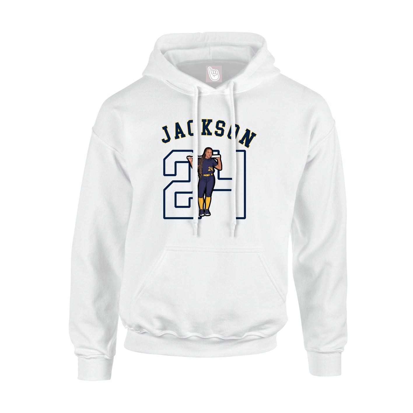 Youth Hoodie — Shirsey Arch in White